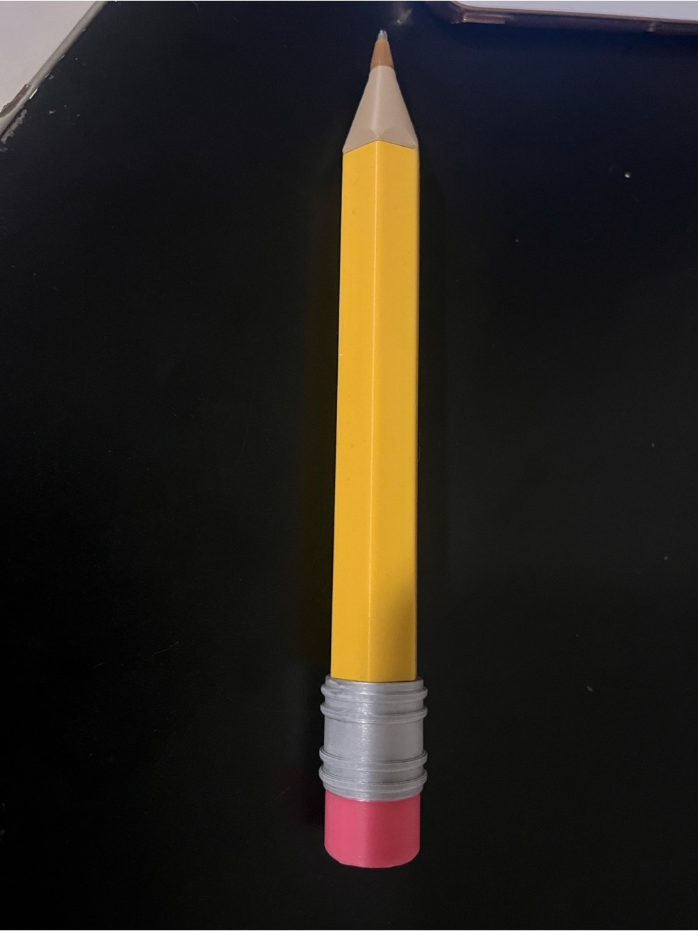 Yellow Eyebrow/Makeup Pencil with Pink Tip - Unsigned Brand